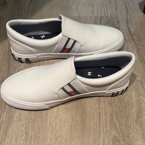 Women’s Tommy Hilfiger White Slip-On Shoes